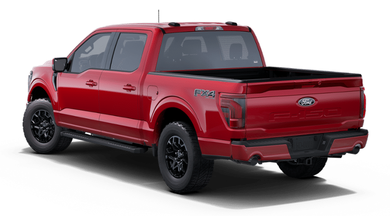 2025 Rapid Red Metallic Tinted Clearcoat Ford F-150 LARIAT 4X4 Truck